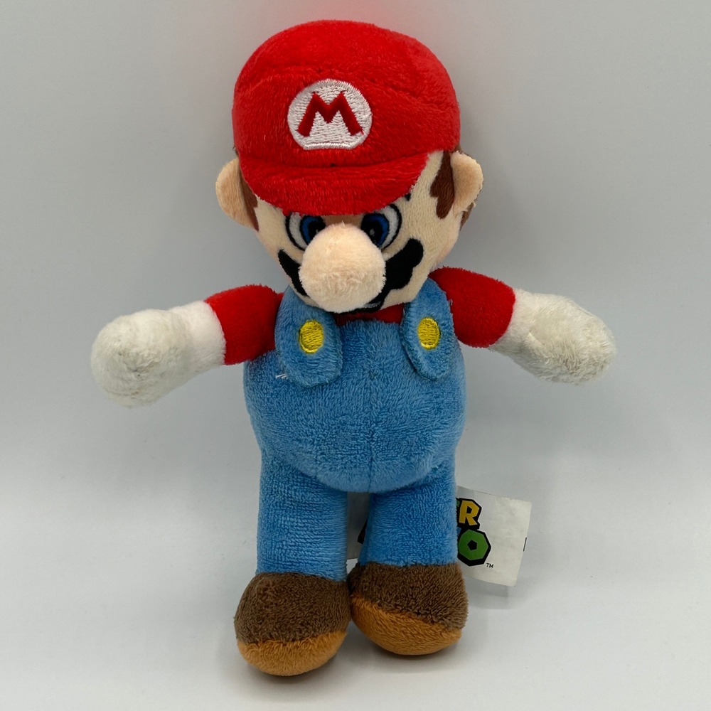 Nintendo Super Mario 6.5" Hanging Plush Toy Stuffed Gaming Kids Collectible 2021